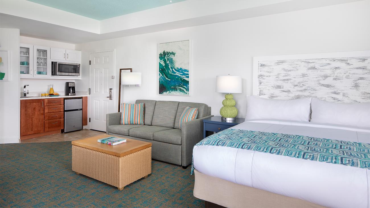 Living Area and Kitchenette (Guestroom)